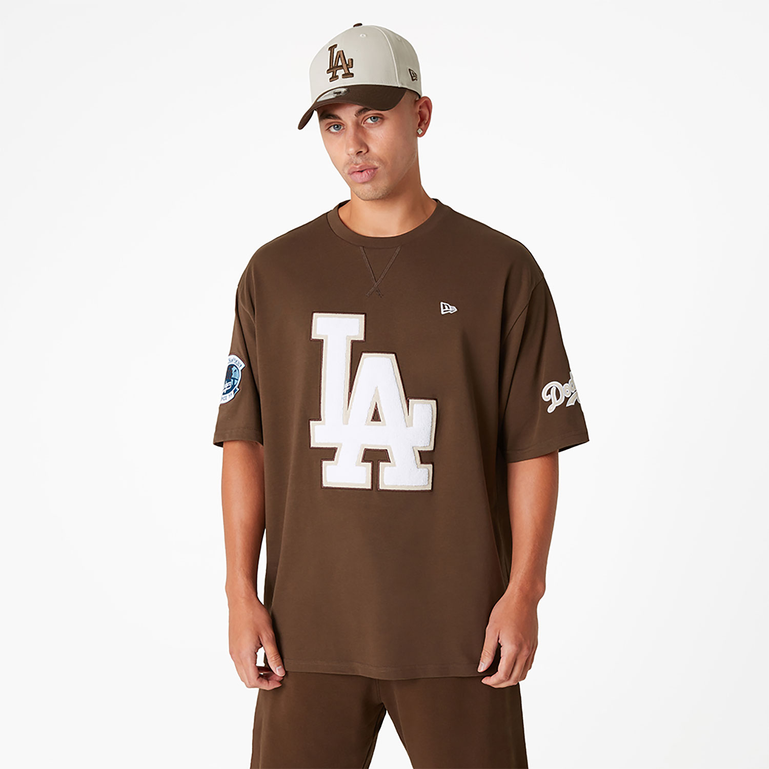 T-shirt Oversize LA Dodgers Series Patch