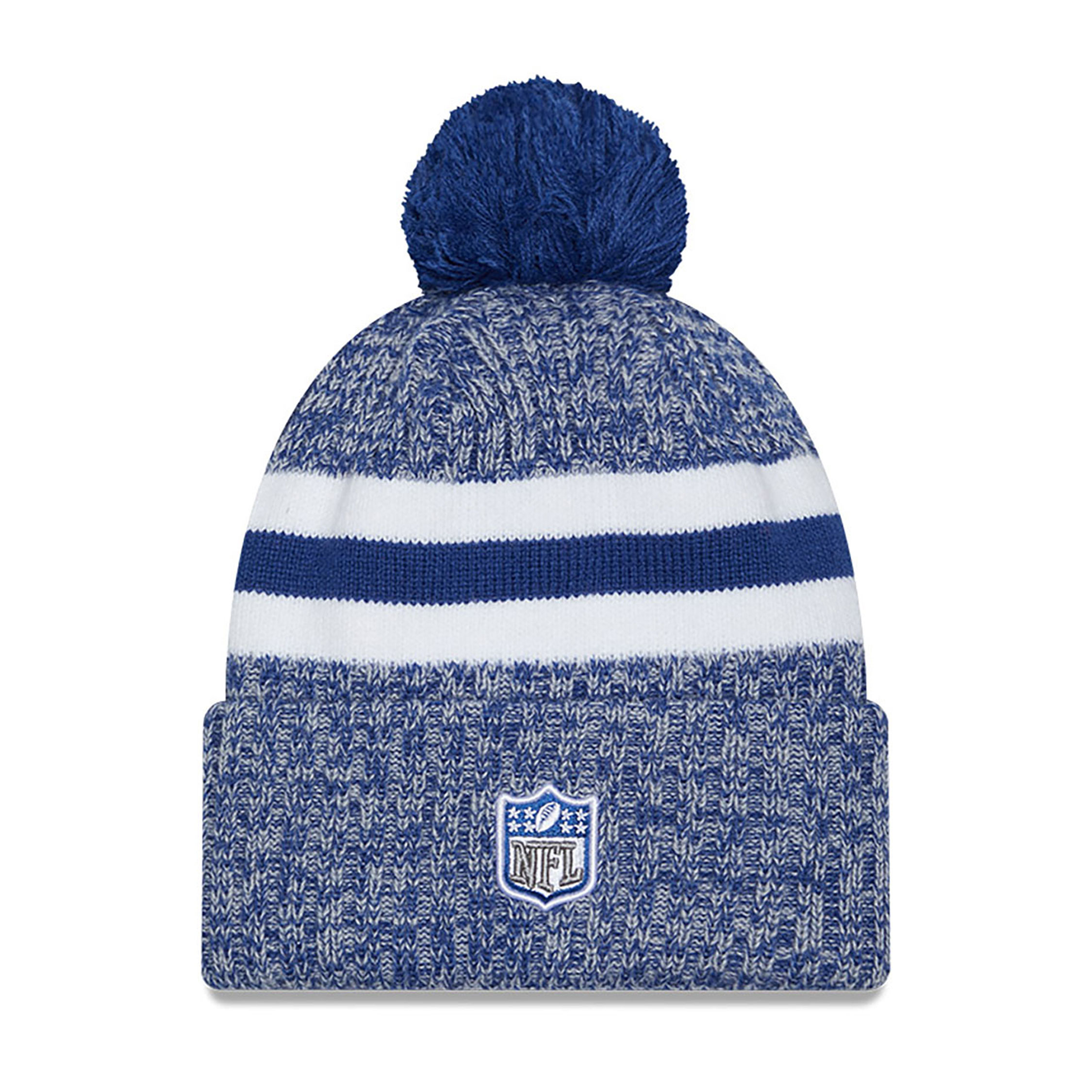 NFL Sideline 2023 Indianapolis Colts Bobble Knit Hat D03_558 New Era
