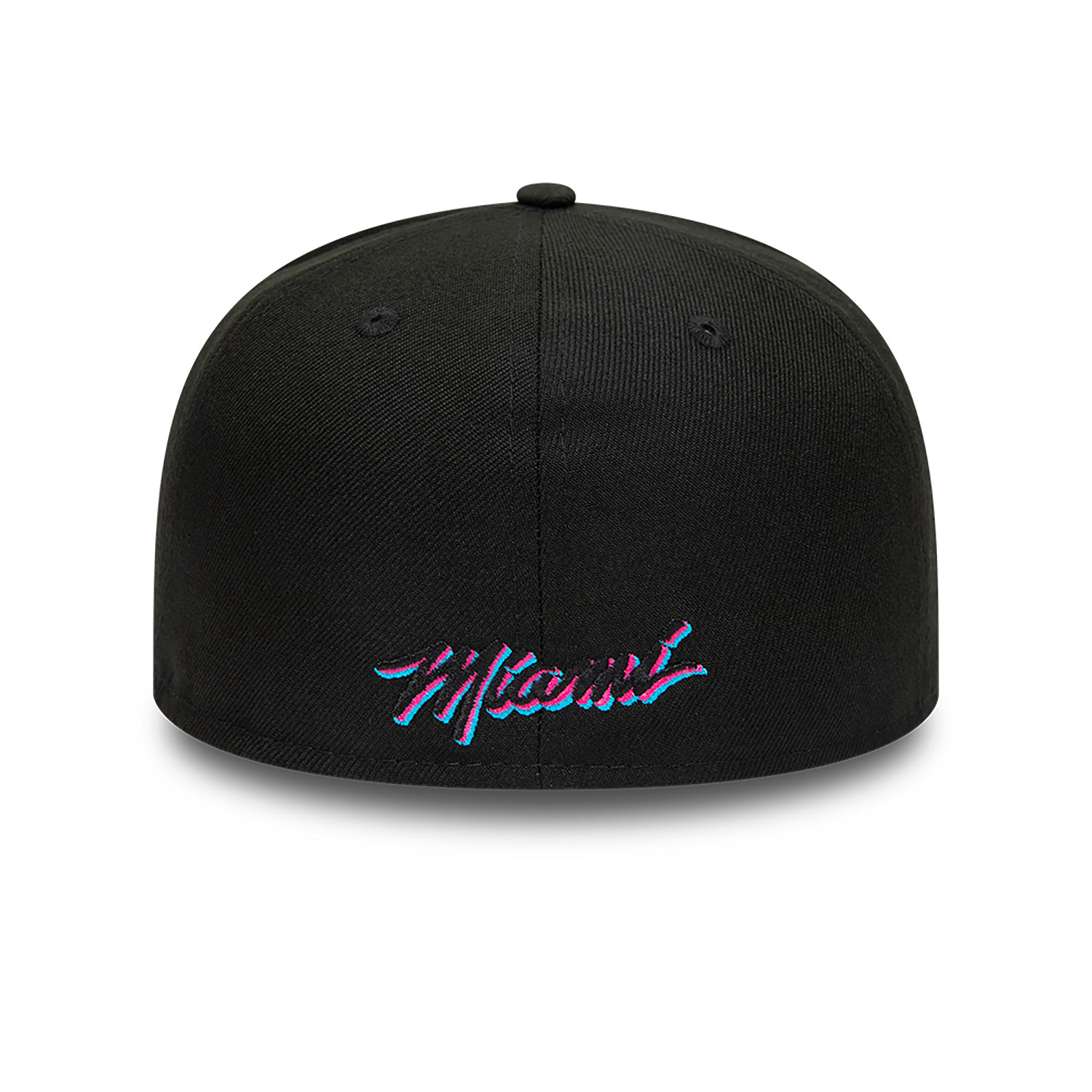 Schwarze Miami Heat Neon 59FIFTY Fitted Cap