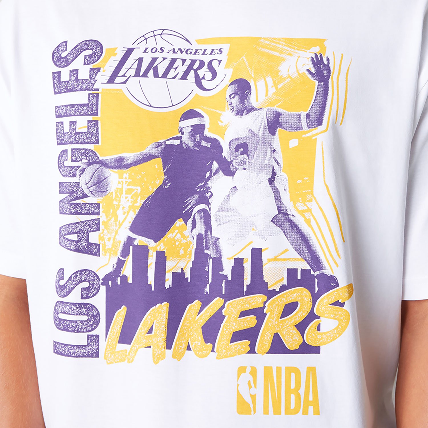 NBA Player Graphic LA Lakers T-Shirt D03_602 | New Era Cap FI