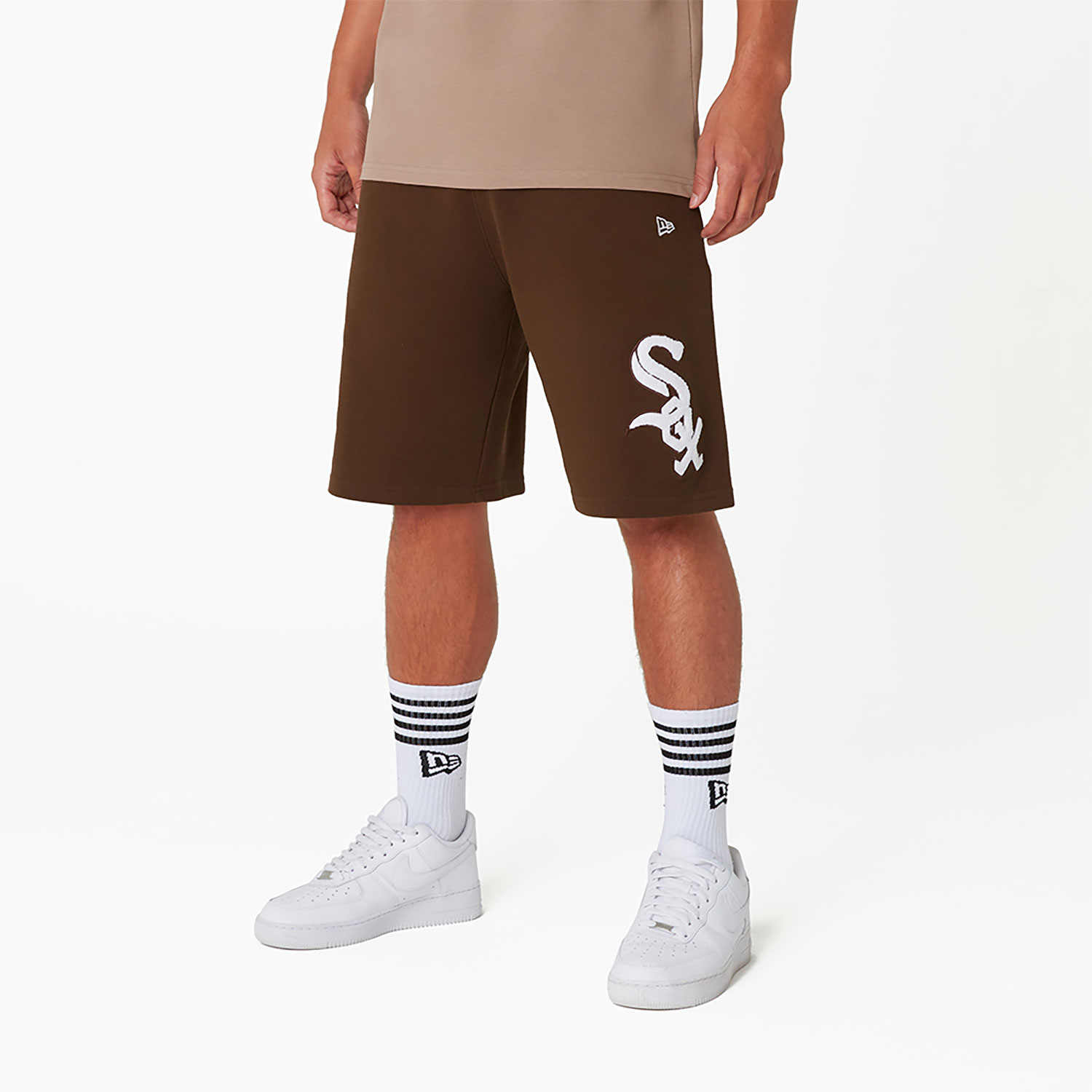 Braune Chicago White Sox World Series Patch Oversized Shorts
