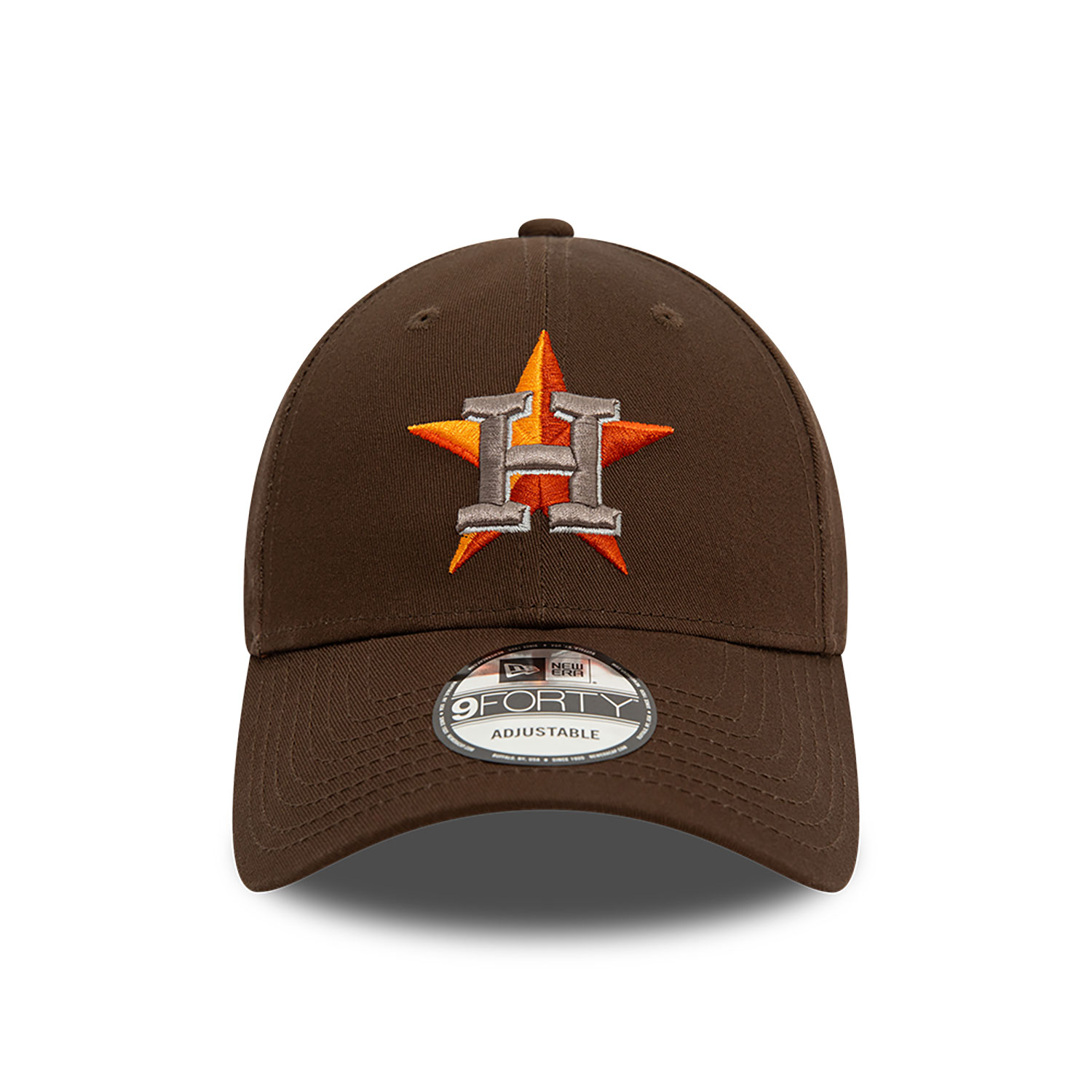 Braune Houston Astros World Series Patch 9FORTY Verstellbare Cap