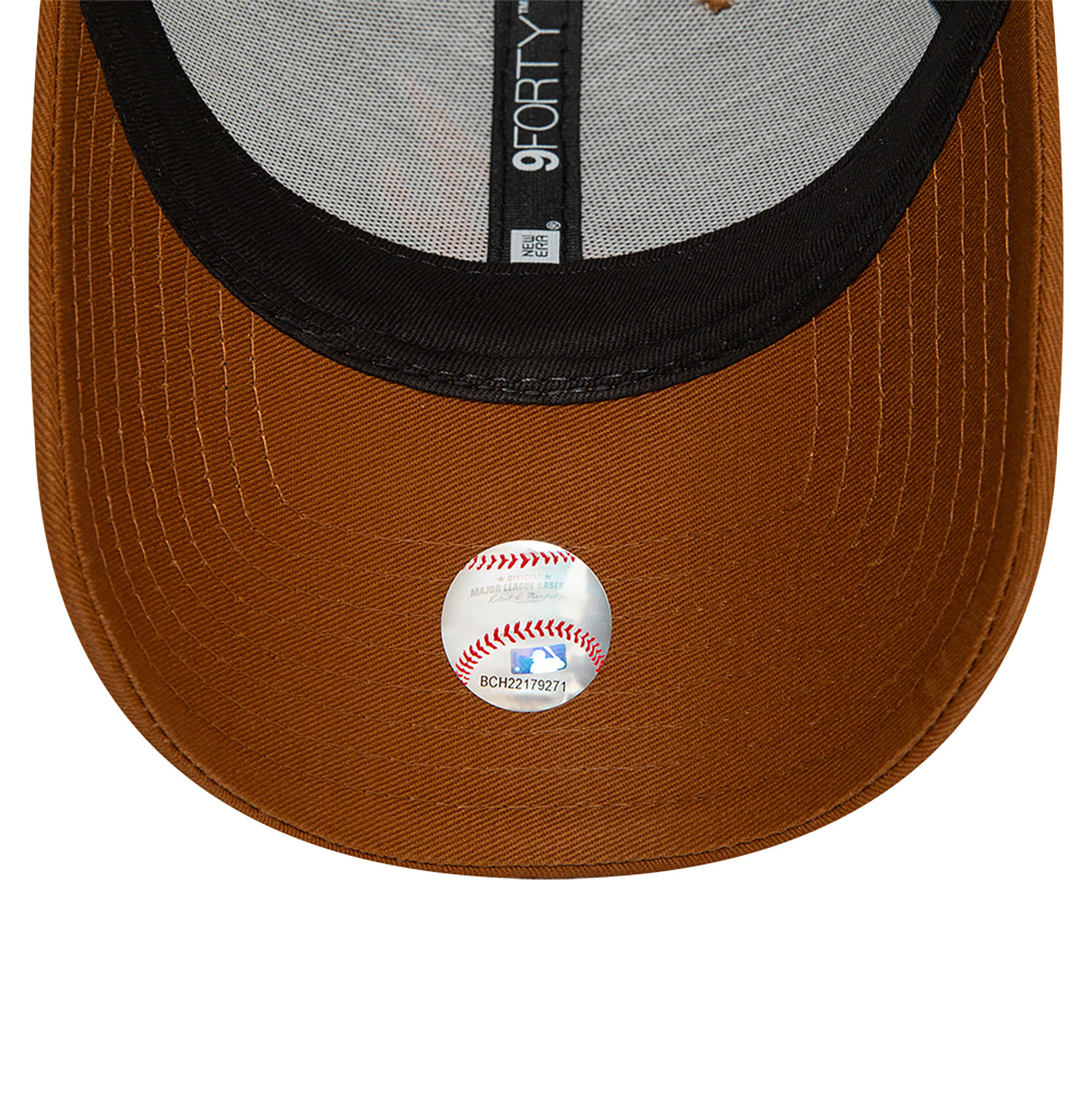 Atlanta Braves World Series Patch Brown 9FORTY Adjustable Cap
