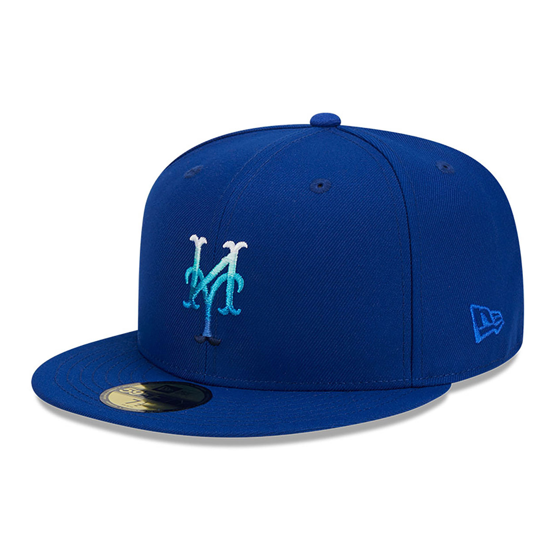 Blaue New York Mets Gradient 59FIFTY Fitted Cap