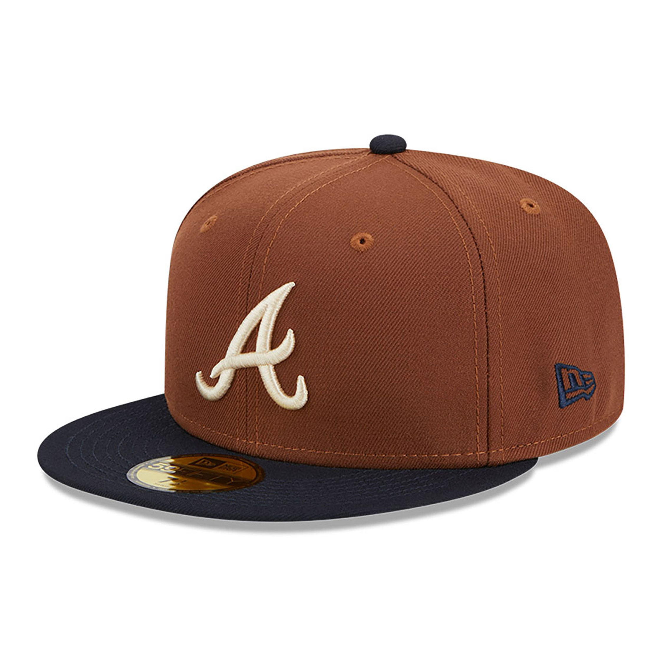 Atlanta Braves Harvest Brown 59FIFTY Fitted Cap