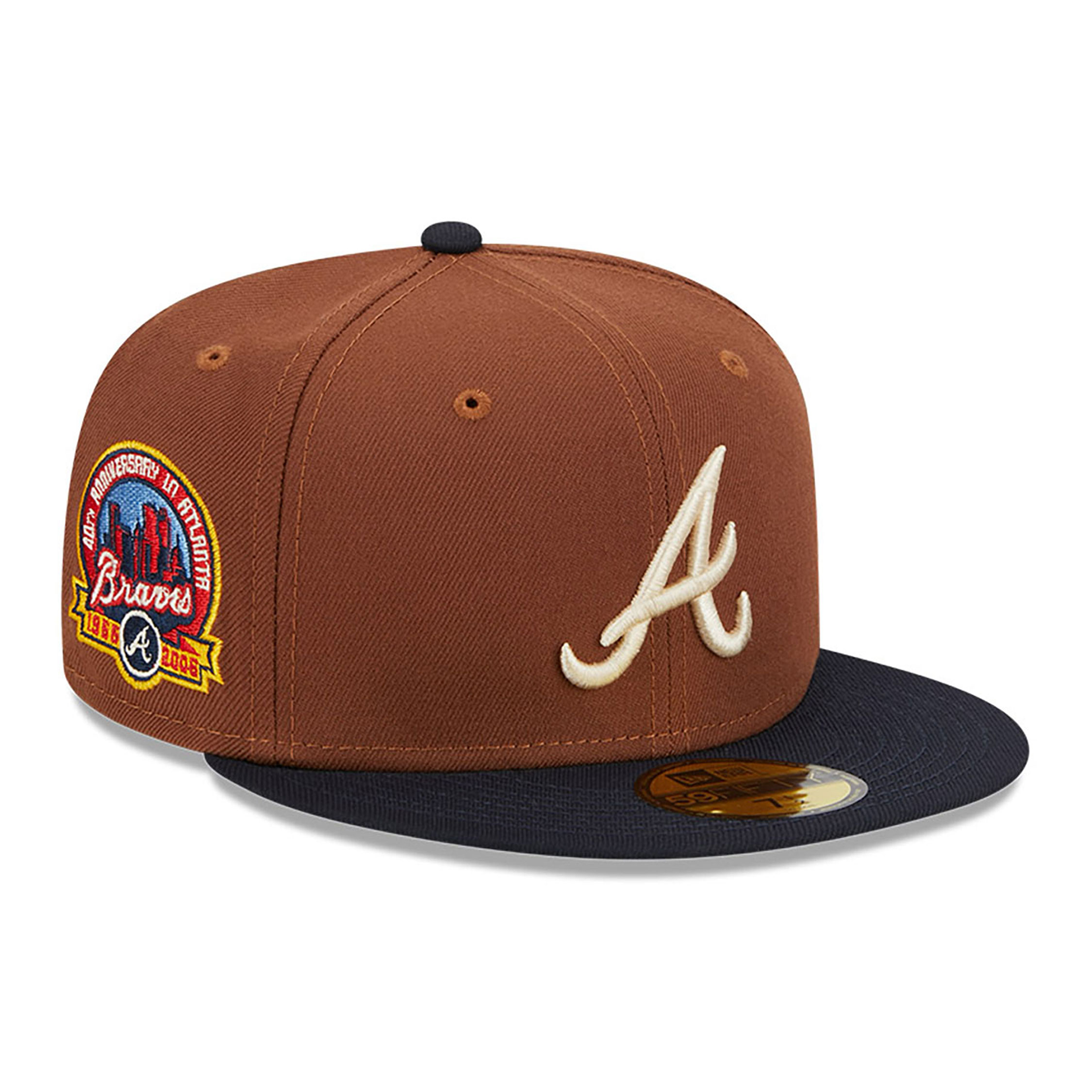Atlanta Braves Harvest Brown 59FIFTY Fitted Cap