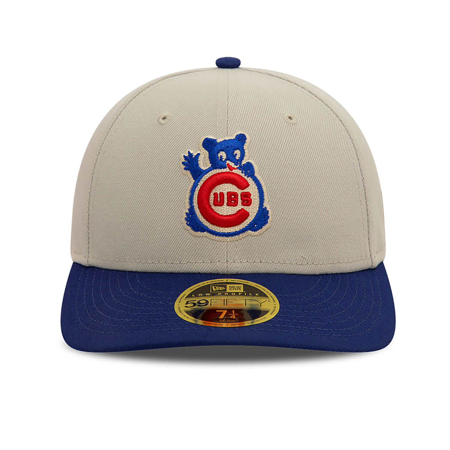 Beige Chicago Cubs Mascot 59FIFTY Low Profile Cap