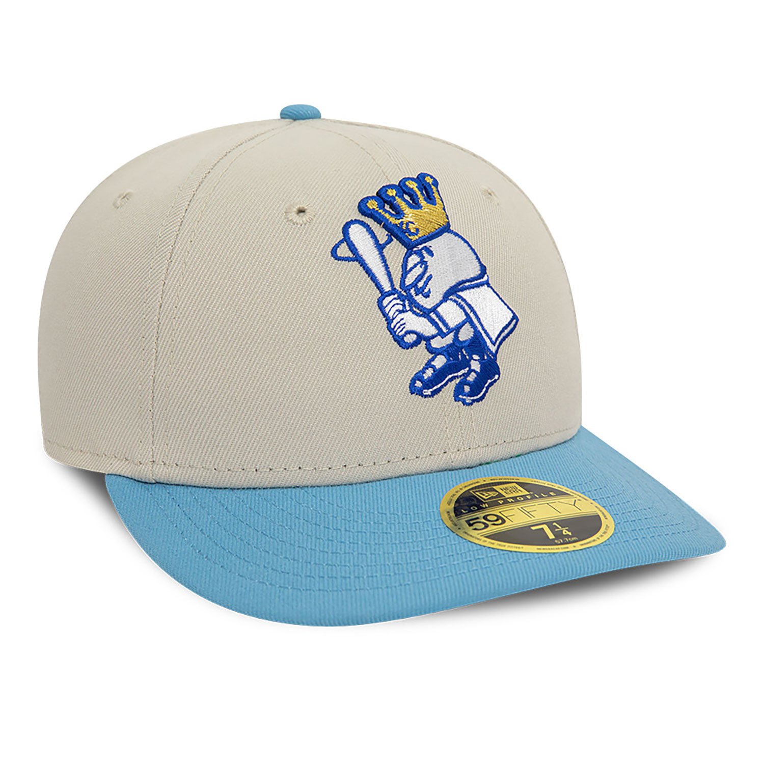 Beige Kansas City Royals Mascot 59FIFTY Low Profile Cap