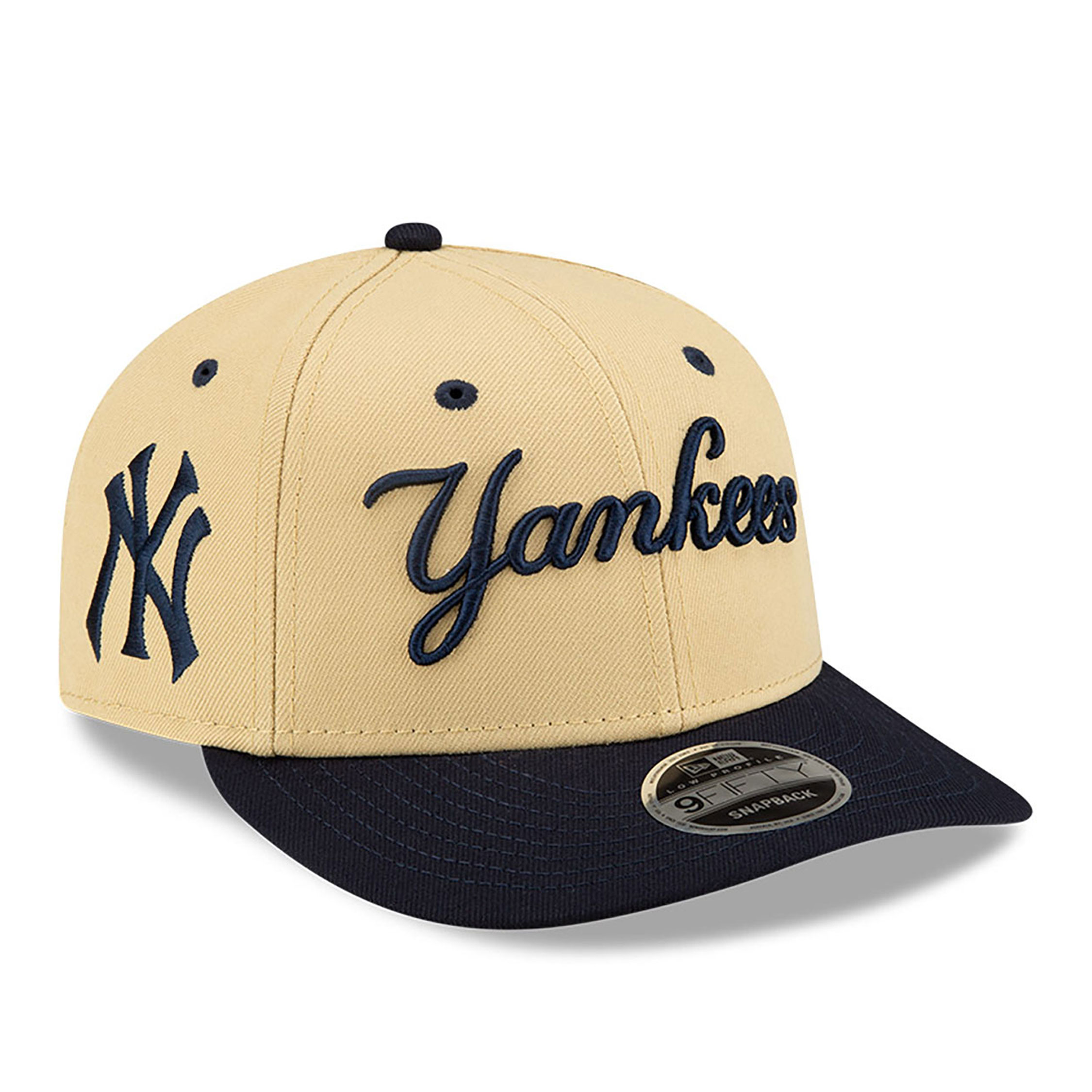 Casquette New Era New York Yankees Golfer Tee 9FIFTY Snapback blanche pour  homme