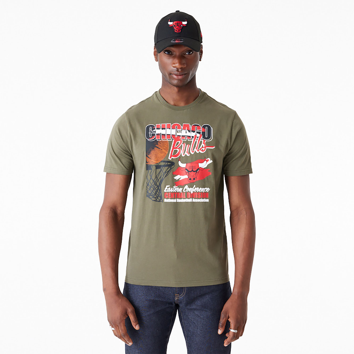 NBA Player Graphic Chicago Bulls T-Shirt | New Era Cap PT