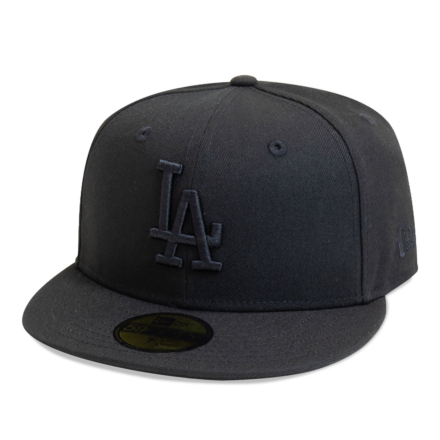Gorra plana gris ajustada 59FIFTY Essential de Los Angeles Dodgers