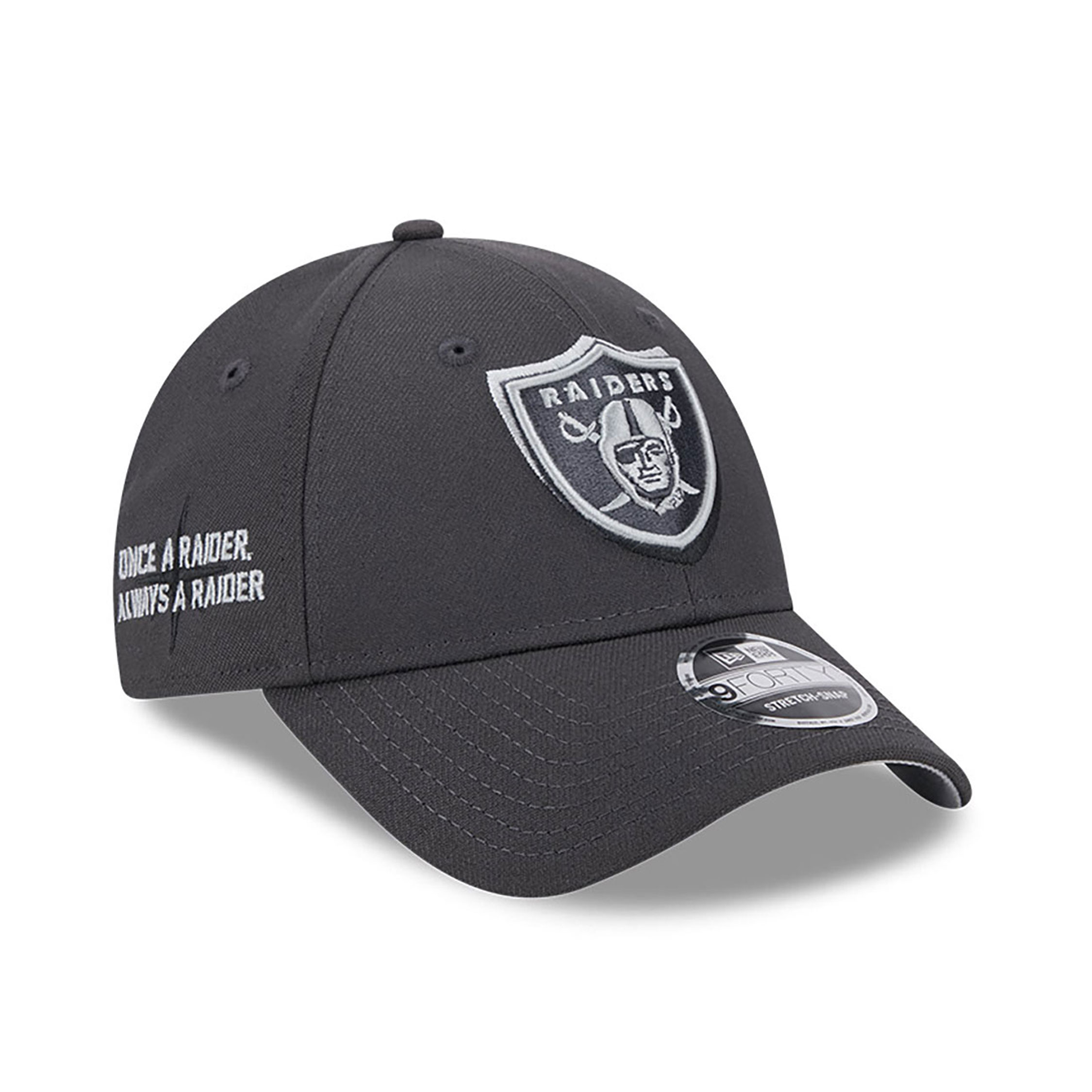 NFL Draft 2024 Las Vegas Raiders 9FORTY Stretch-Snap Cap | New Era Cap AL