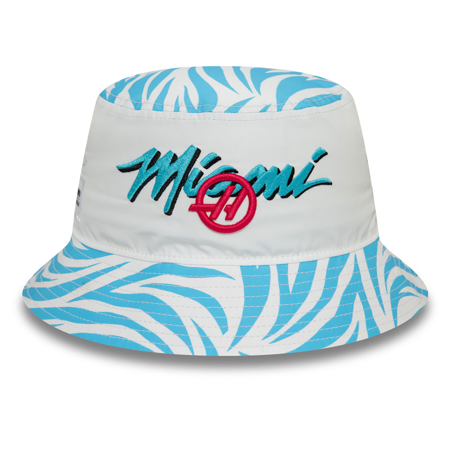 Weißer MoneyGram Haas F1 Miami Race Special Bucket Hat