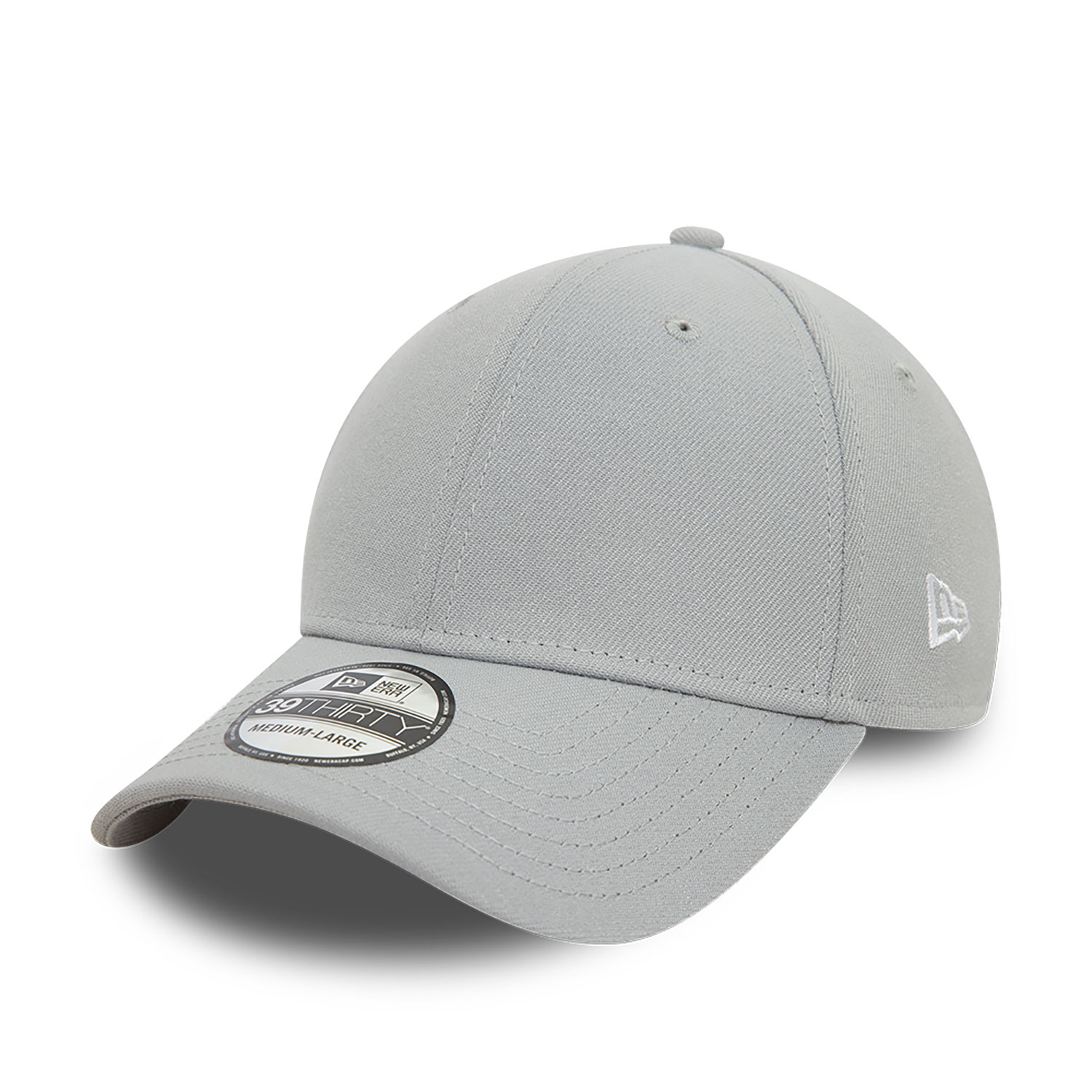 New Era Flagged Essential Grey 39THIRTY Stretch Fit Cap