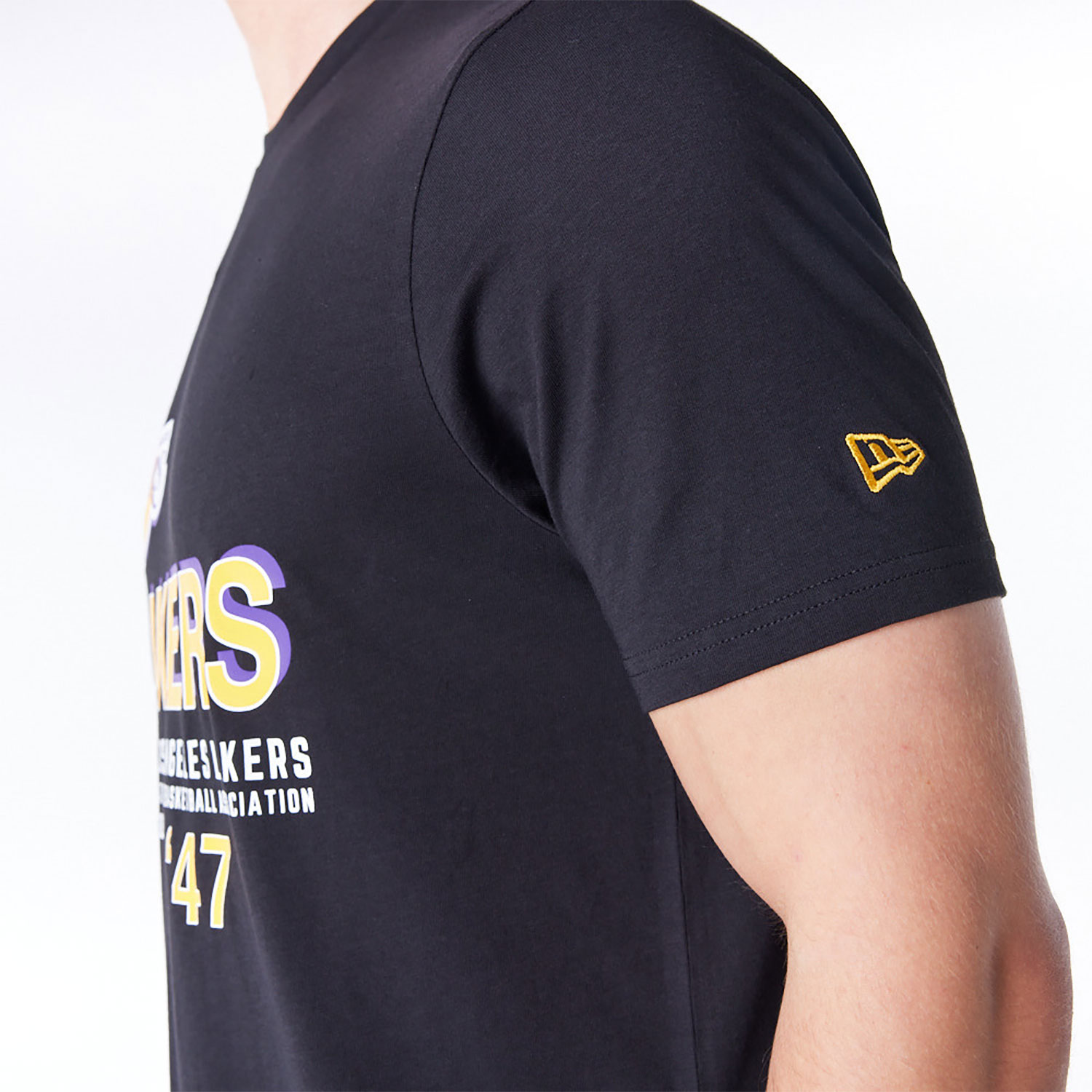 LA Lakers NBA Graphic Black T-Shirt