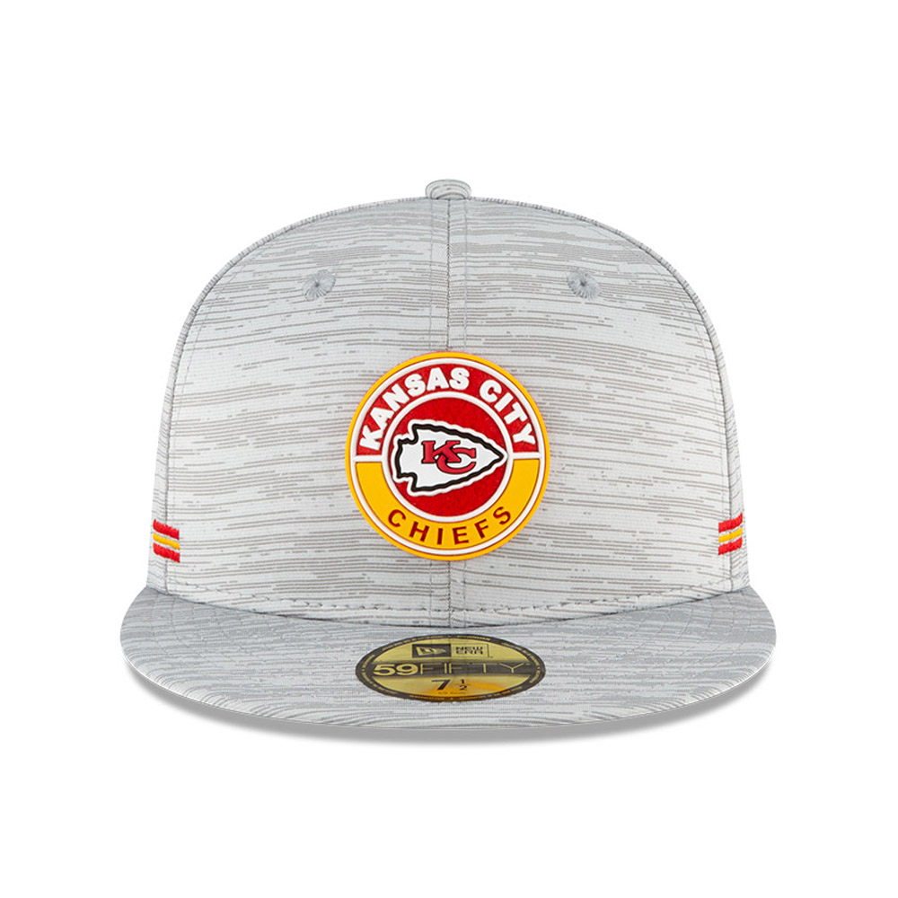 Kansas City Chiefs Sideline Grey 59FIFTY Casquette