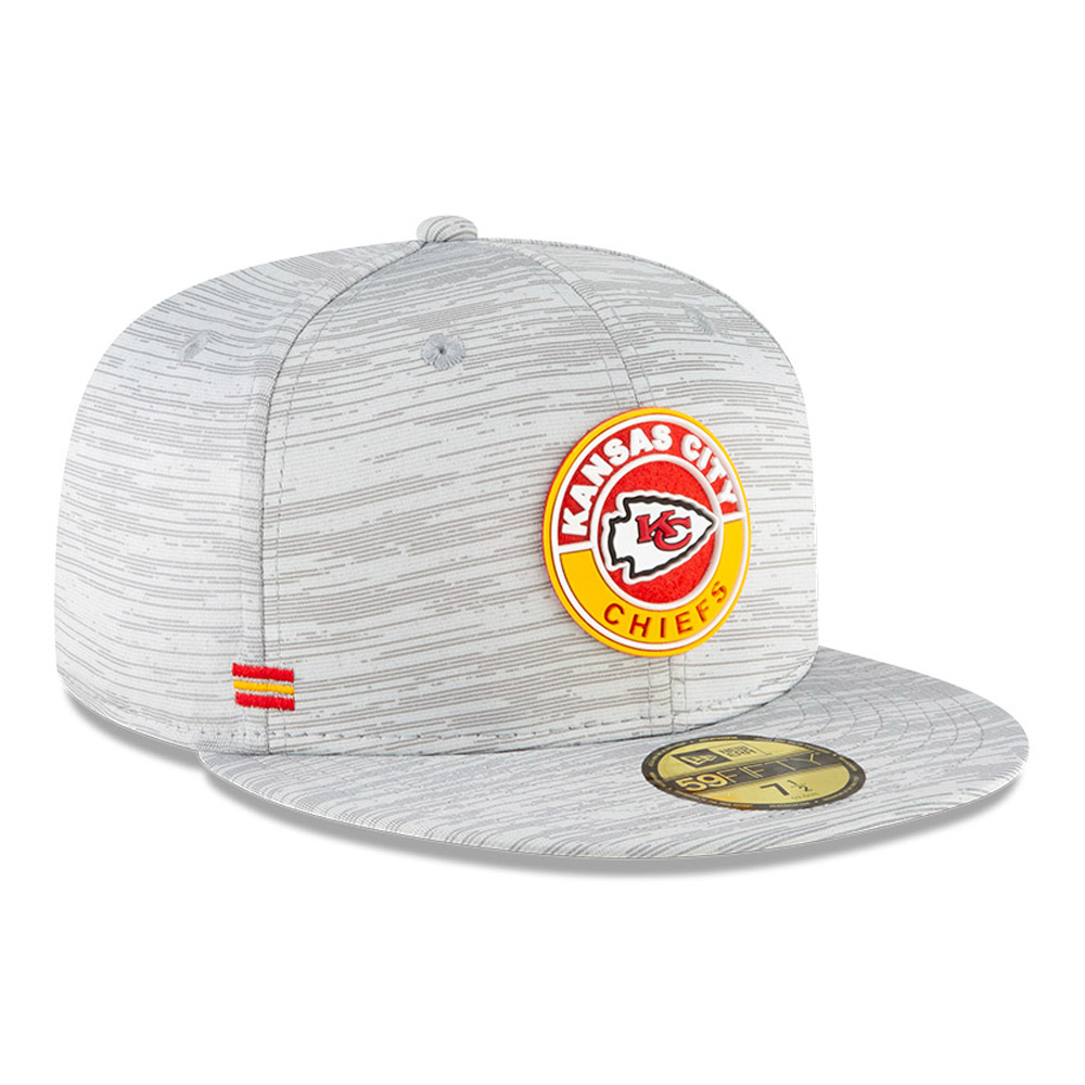 Kansas City Chiefs Sideline Grau 59FIFTY Cap