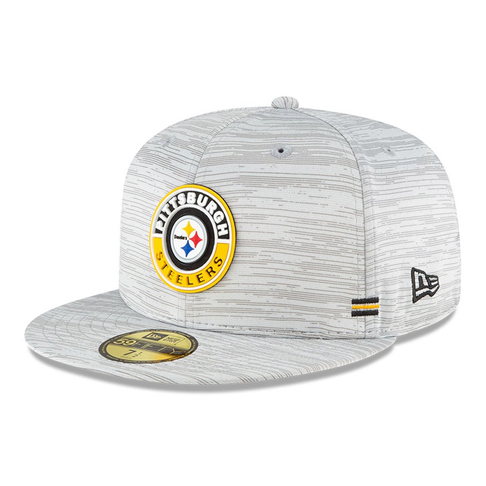 Pittsburgh Steelers Sideline Grau 59FIFTY Cap