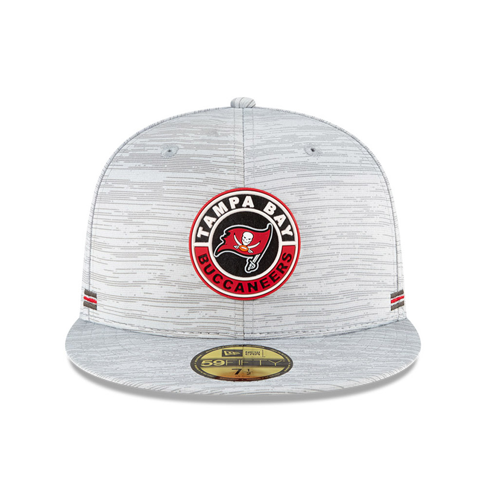 Casquette 59FIFTY Sideline des Tampa Bay Buccaneers grise