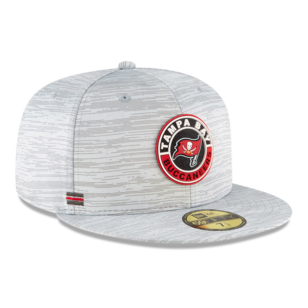 Casquette 59FIFTY Sideline des Tampa Bay Buccaneers grise