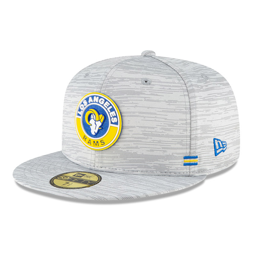 Los Angeles Rams Sideline Grey 59FiFTY Casquette