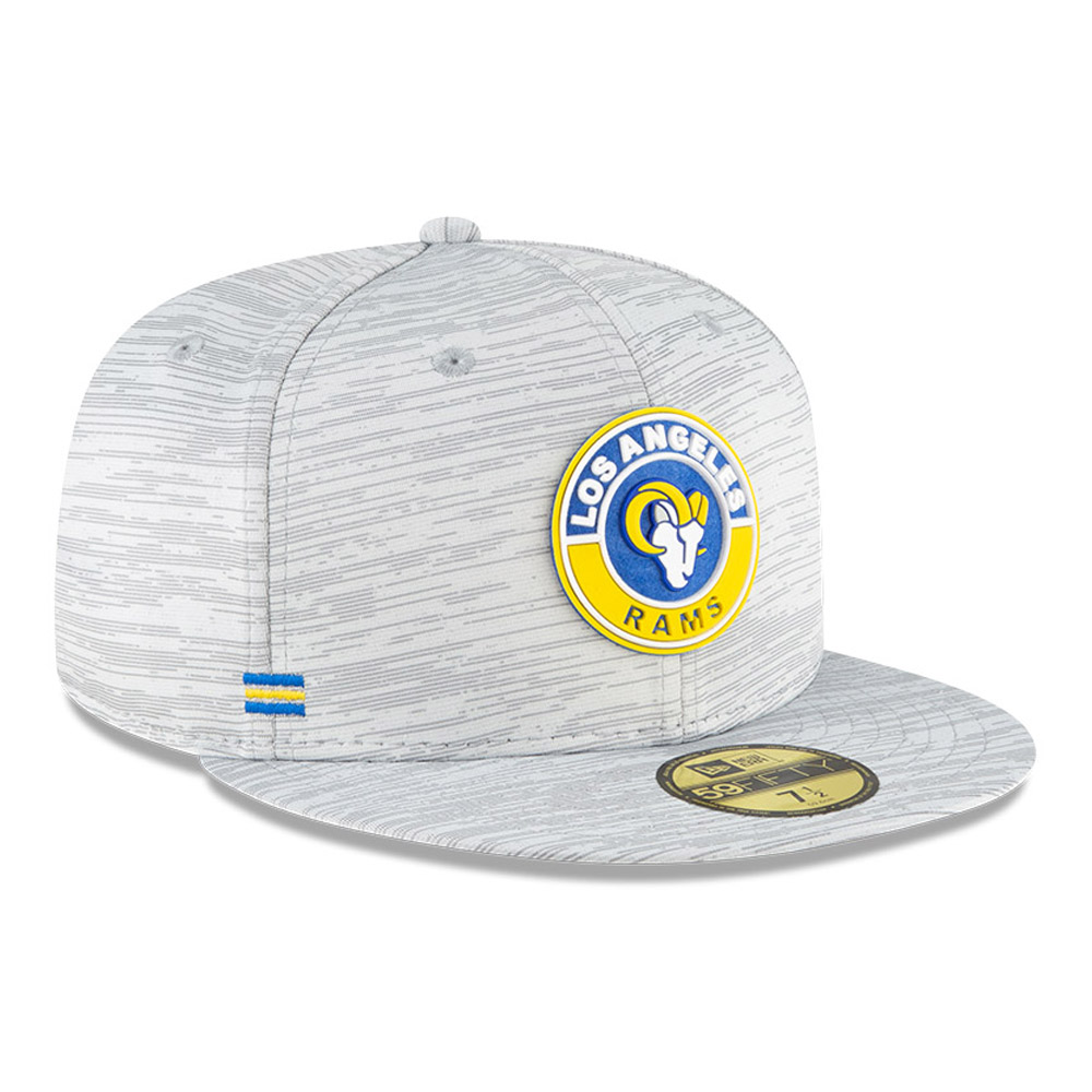 Los Angeles Rams Sideline Grey 59FiFTY Casquette