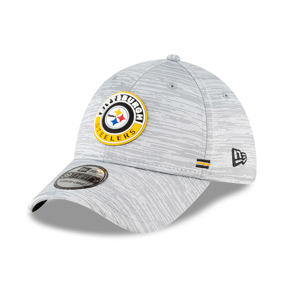 Steelers de Pittsburgh Sideline Grey 39THIRTY Casquette